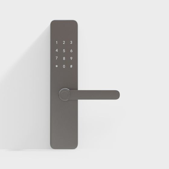 Minimalist Smart Door Lock 3D model