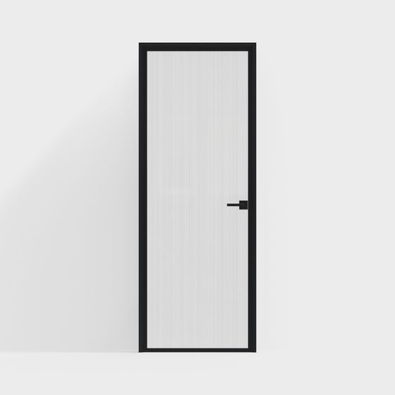 Porte en verre de sable huileux moderne