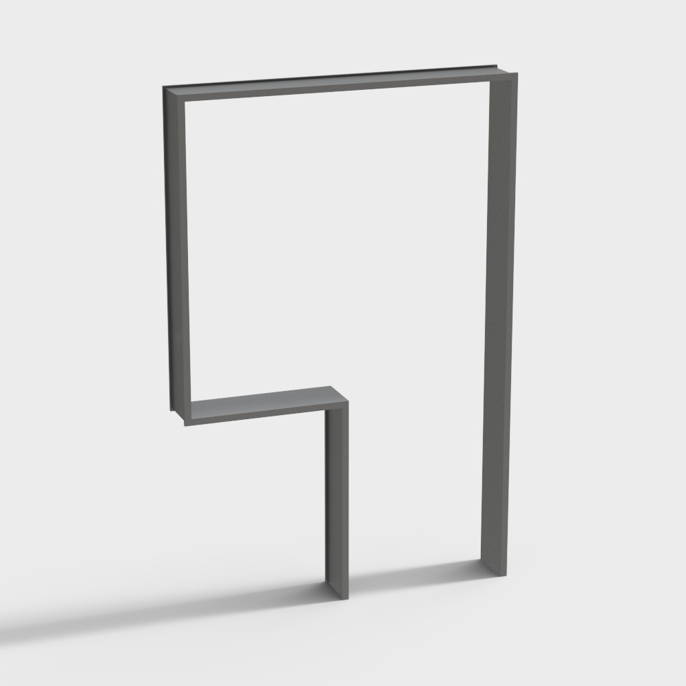 Modern half wall pass gate set