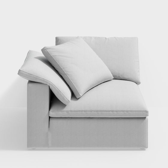 Y-31 Cloud Sofa L-Corner 3D Model