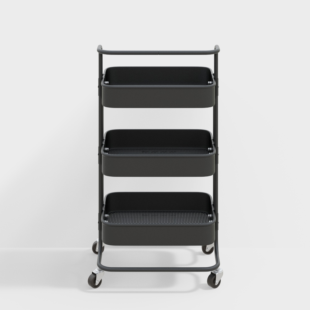 Come Home 東京-手推車-45x35x78-黑色