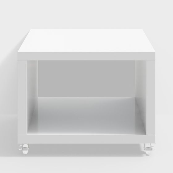Minimalist Mobile Bookshelf 3D model