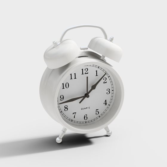 Vintage Alarm Clock 3D model