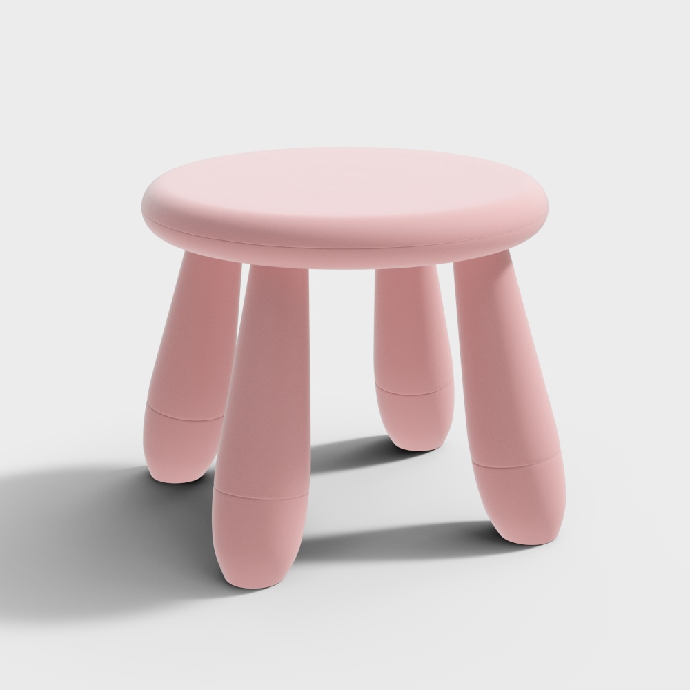 Come Home ALEXANDER-children's stool-35x35x30-pink