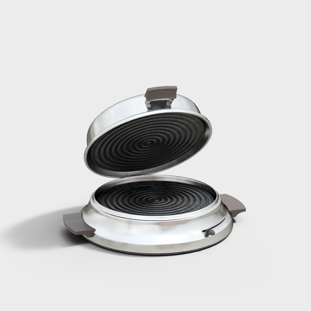 Stylish Pancake Maker 3D model for Creative Projects