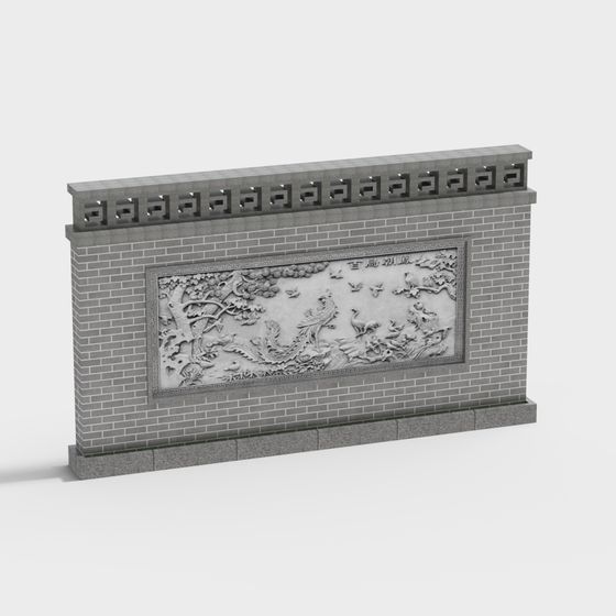 Mur de séparation pour décoration de jardin