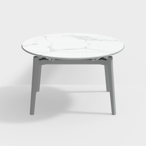Sleek Round Table 3D model for Contemporary Spaces