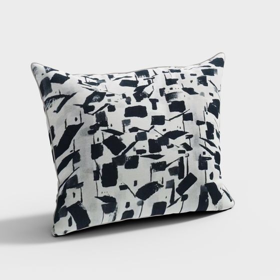 Abstract Low-Poly Pillow 3D model