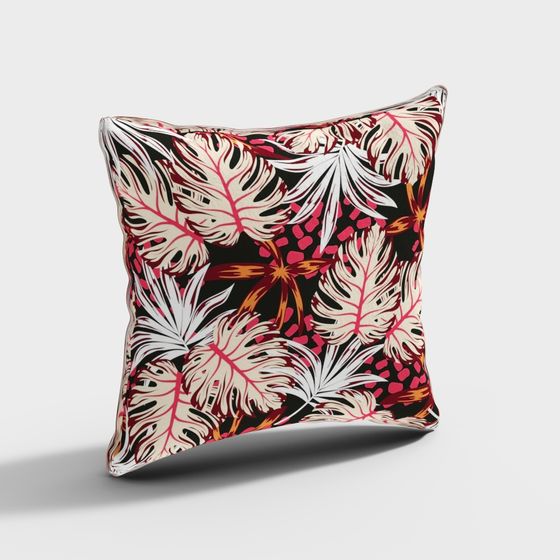 Tropical Rainforest 3D Pillow Cover Model