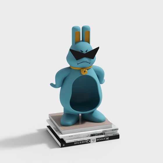 Cool Bunny 3D Model for Creative Projects