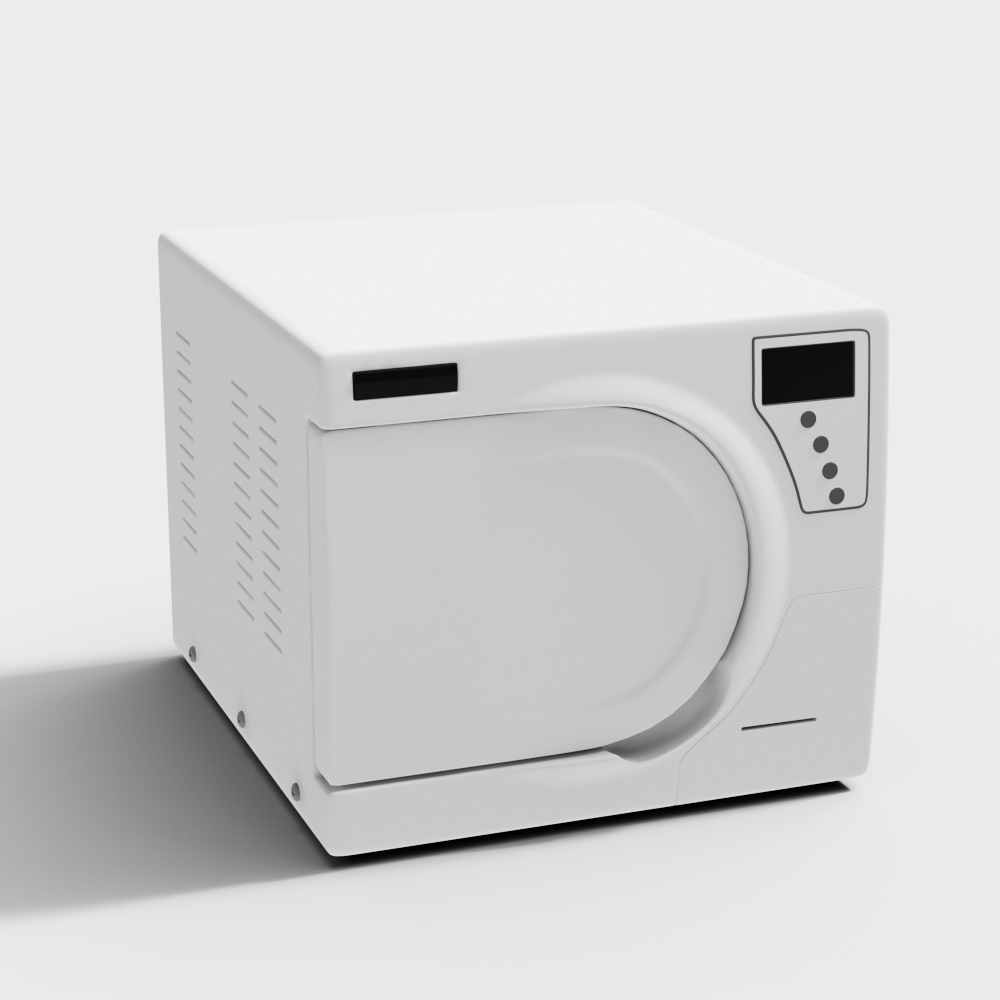 Medical supply room equipment cleaning machine-sterilizer-closed