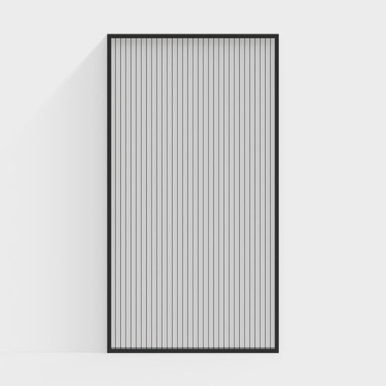 Black Industrial Loft Partition