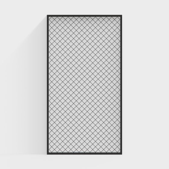 Modern Grid Window 3D model