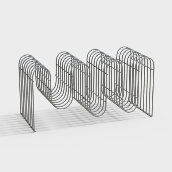 Stylish Spiral Rack 3D model