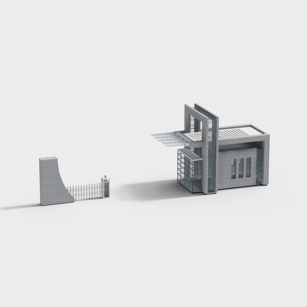 Factory company gate