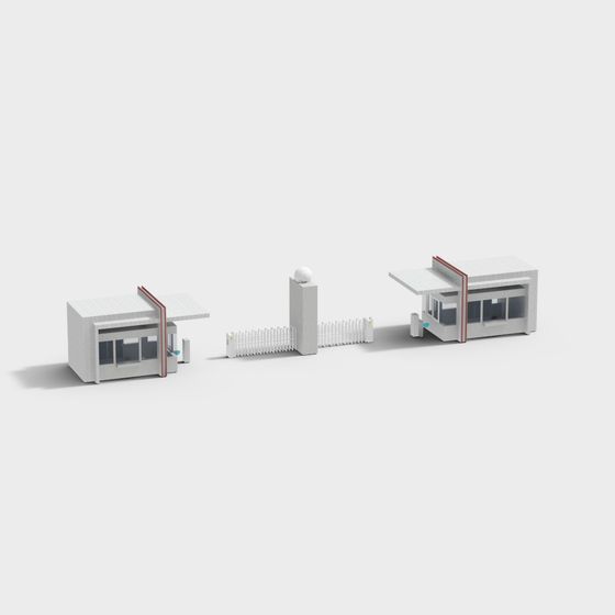 City Station 3D model for Creative Designs