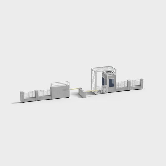 ประตูรั้วป้องกันในชุมชน