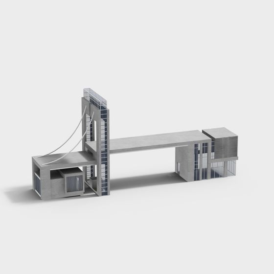 Future Bridge 3D model