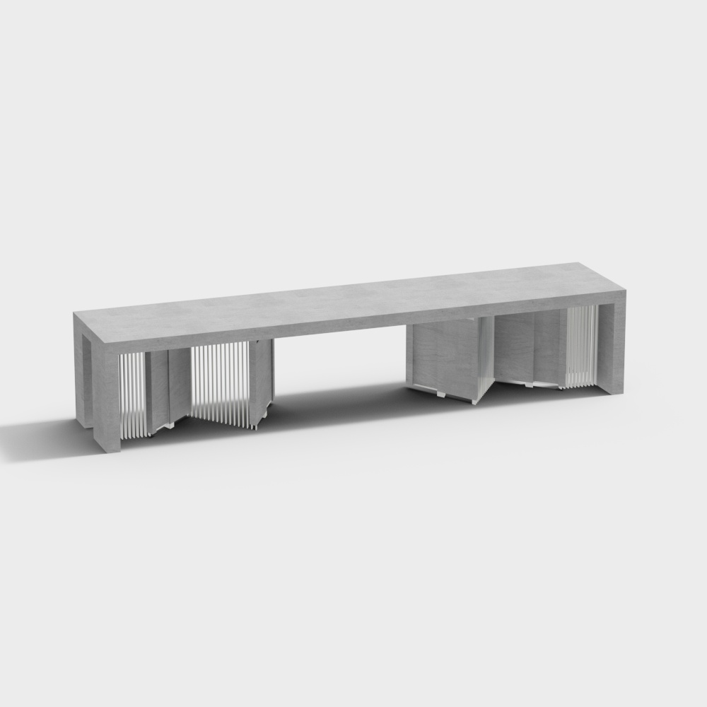 Urban Bench 3D model