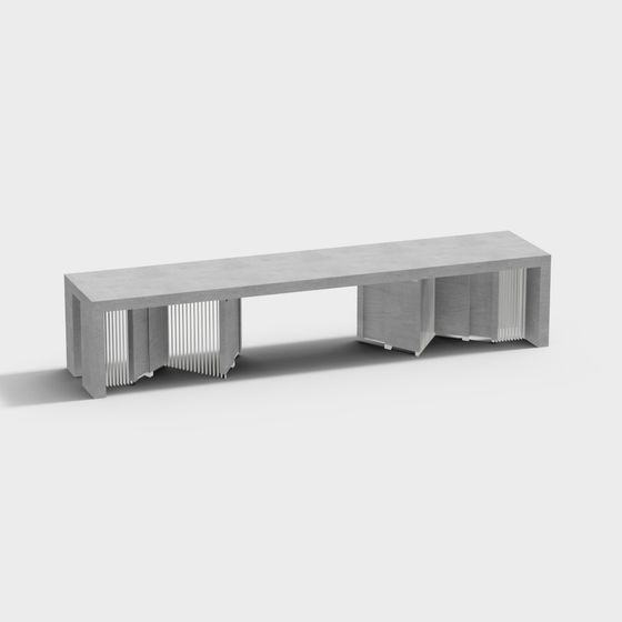 Urban Bench 3D model