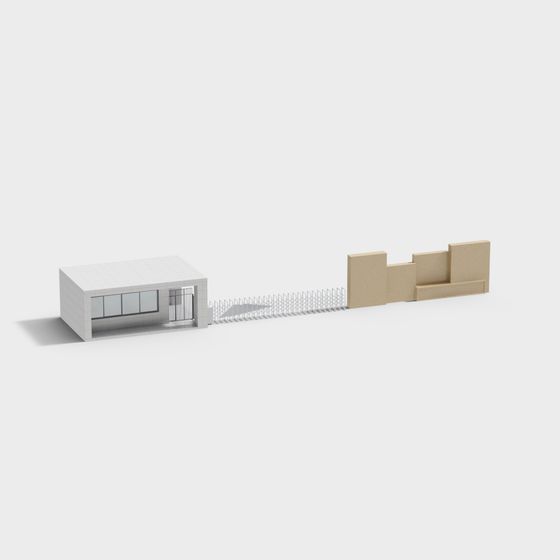 Urban Edge Residential 3D model for Creative Projects