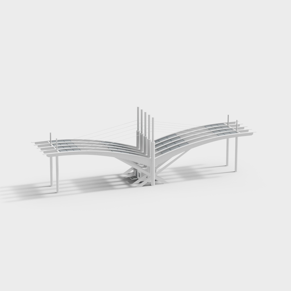 Industrial park entrance gate