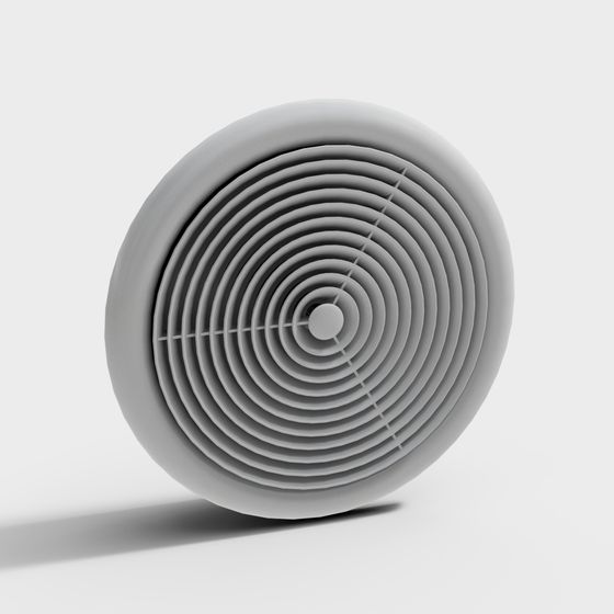 Concentric Circles 3D Model for Modern Aesthetics