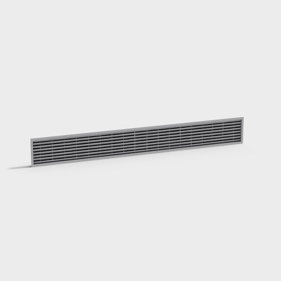 Elegant Ventilation Grill 3D model for Modern Spaces
