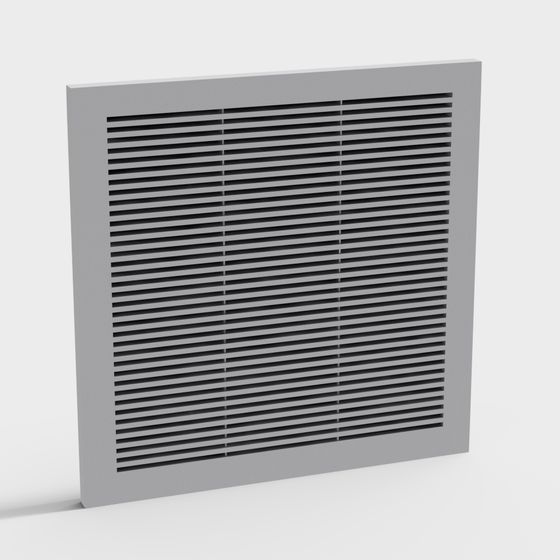 Breathable Mesh 3D Model in Black