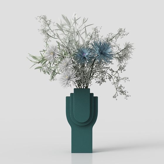 Gentle Hand Holding Vase 3D model