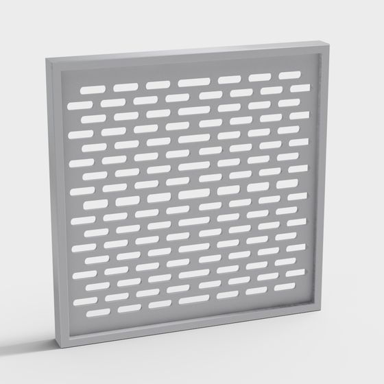 Lattice Panel 3D model for Modern Design