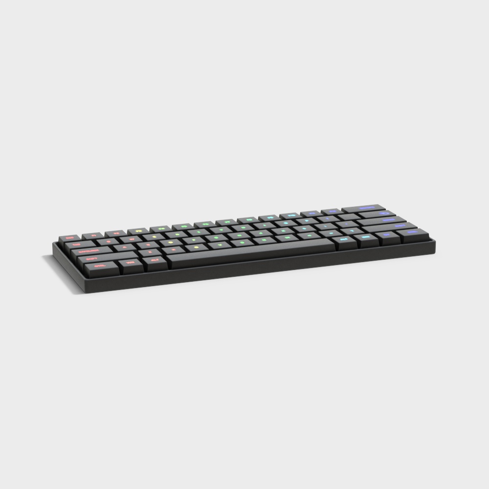 Stylish Keyboard 3D Model for Creative Designs