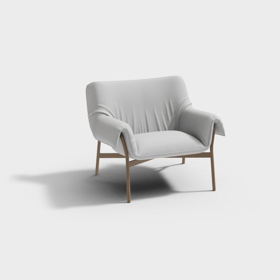 Cozy Lounge Chair 3D model