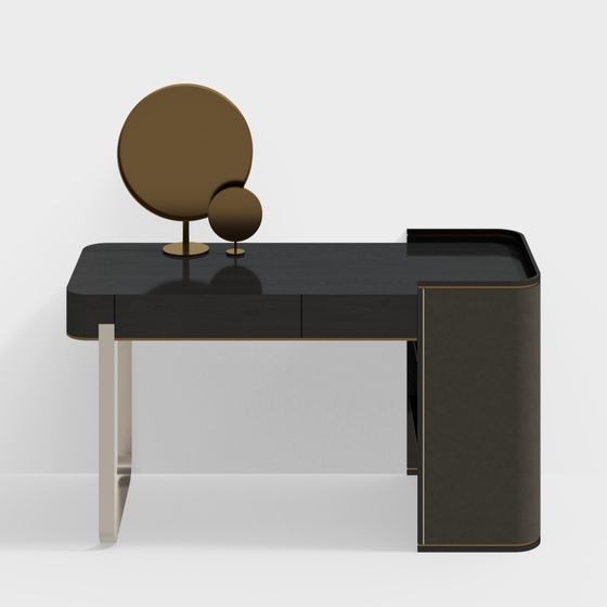 Minimalist Office Desk 3D model