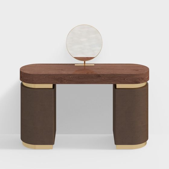 Elegant Vanity Table 3D model for Modern Spaces
