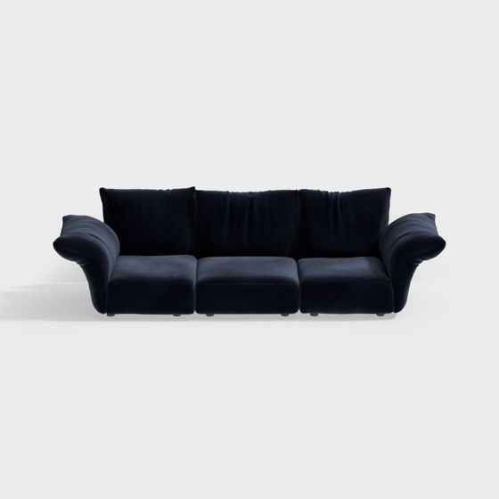 Stylish Modern 3D Sofa Model