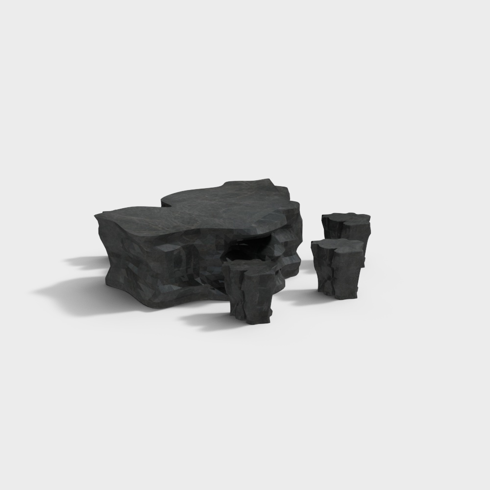 Chinese style stone chairs and tables for the courtyard