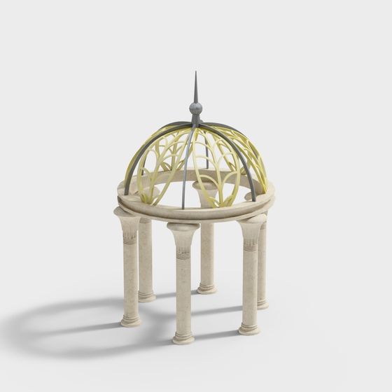 Garden Gazebo 3D model