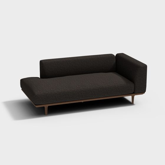 Modern Minimalist Sofa 3D model