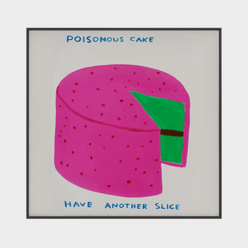 Poison Cake 3D Model – Bright Pink Low-Poly Design