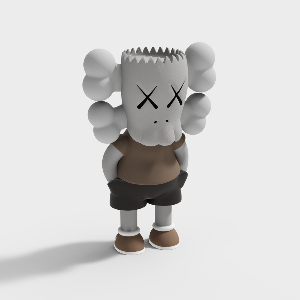 Frankenstein Low Poly 3D Model