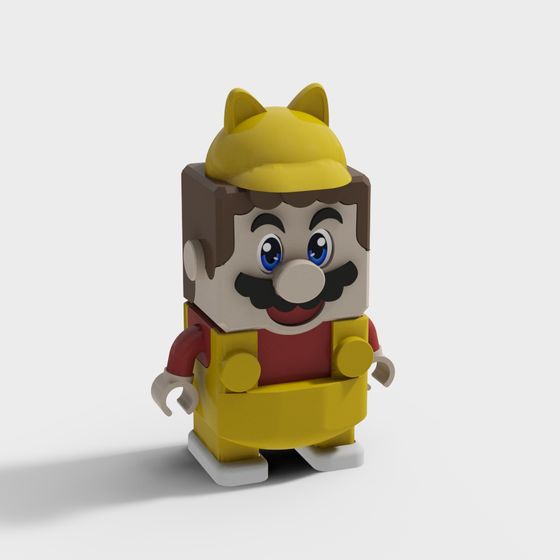 Fun Super Mario 3D Model for Designers and Developers
