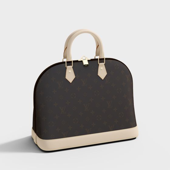 Elegant Handbag 3D model for Modern Design