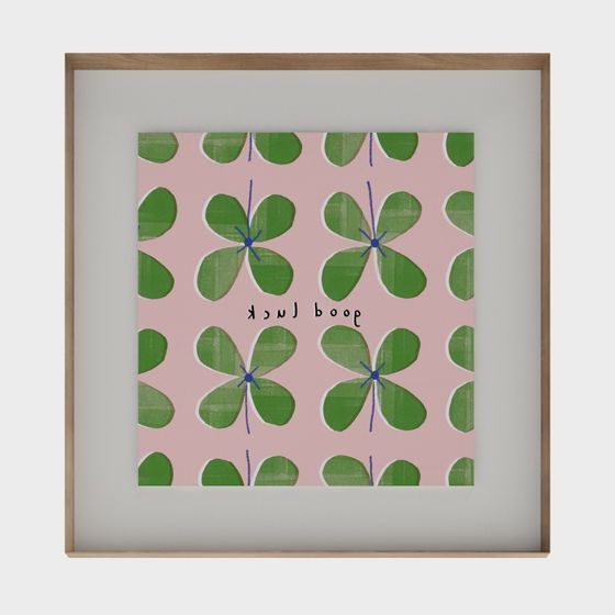 Lucky Four-Leaf Clover 3D Model for Creative Projects