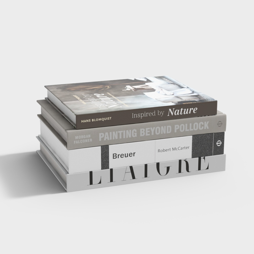 Elegant Book 3D Model Collection