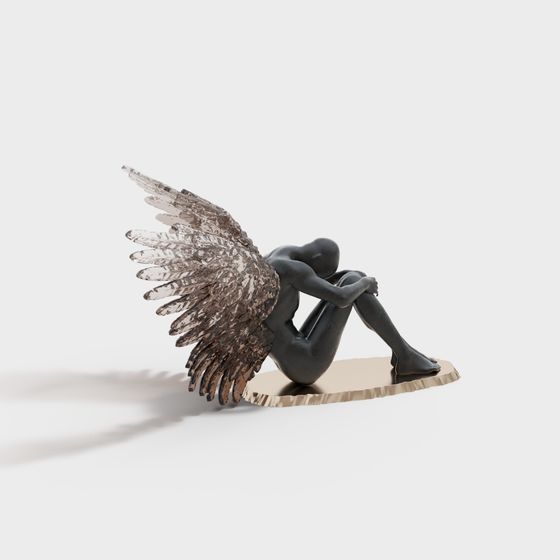 Winged Sorrow 3D model