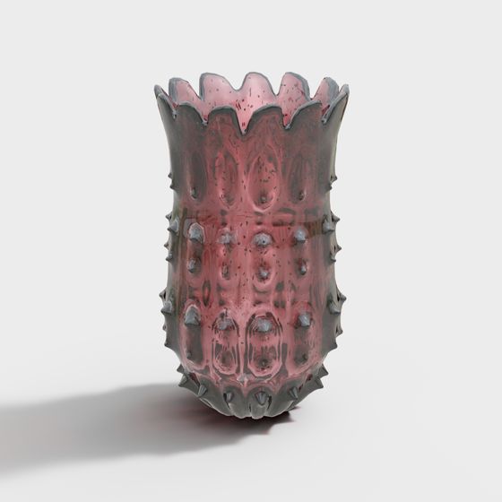 Stunning Thorn Vase 3D model