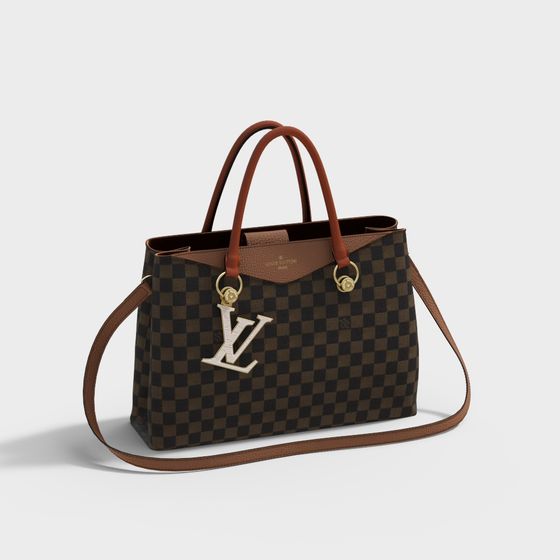 Stylish Handbag 3D Model for Designers