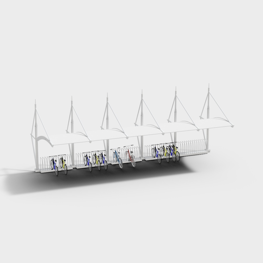 Square simple canvas roof carport