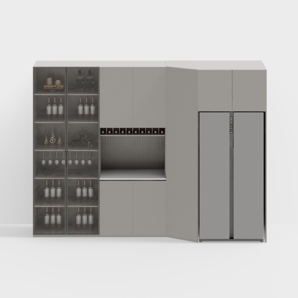 Armoire à vin armoire diagonale